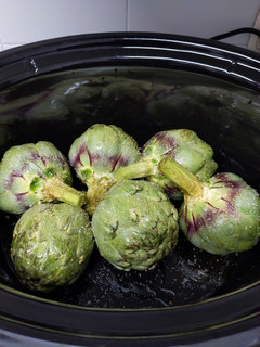 Una foto de Alcachofas en Crock Pot