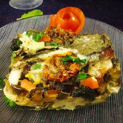 A picture of Broccoli palak casserole.