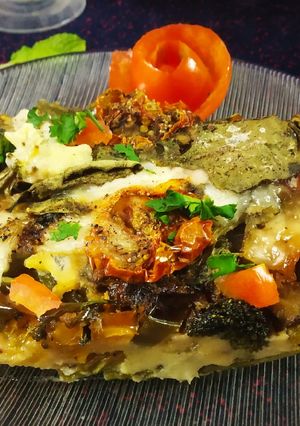 A picture of Broccoli palak casserole.