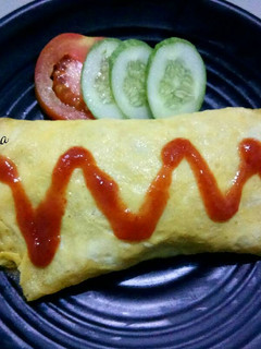 Foto resep Omurice (Omelette Rice) 🍚🍳