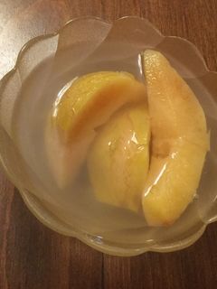 Una foto de Compota de membrillos