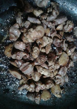 عکسی از دستور جیگر و سنگدان