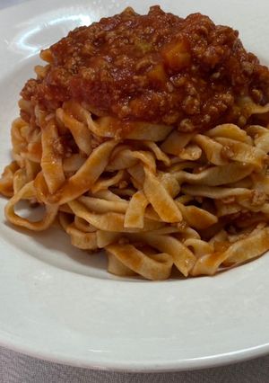 Foto di Tagliatelle al ragù fatte in casa!🍝