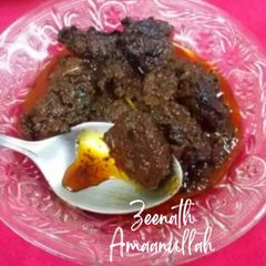 A picture of Hyderabadi Tilli Fry or Goat Spleen Fry.