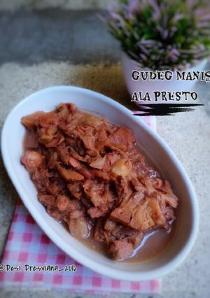 Foto resep Gudeg manis ala presto