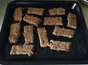 Una foto de Barritas de cereal de manzana