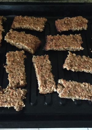 Una foto de Barritas de cereal de manzana