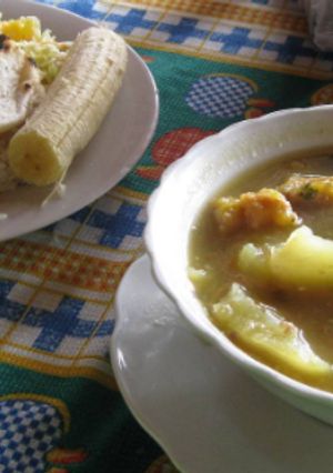 Una foto de Sancocho colombiano del cauca