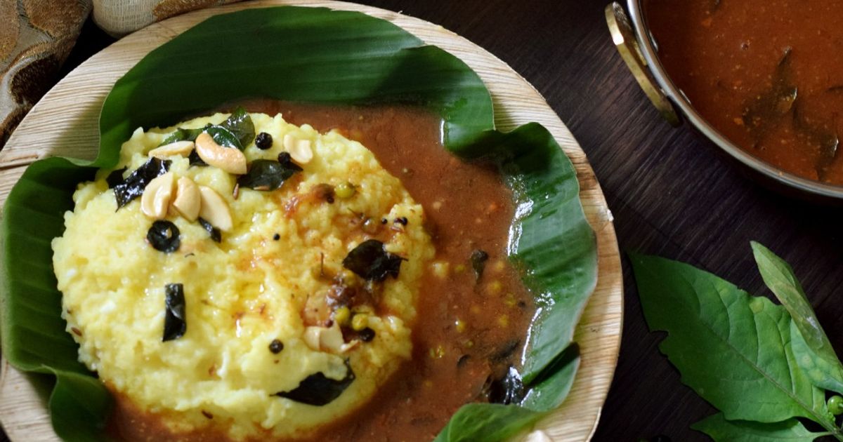 Ganike hannu Gojju, side dish for Pongal / Black nightshade fruit curry:-image