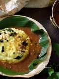 Ganike hannu Gojju, side dish for Pongal / Black nightshade fruit curry: