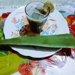 A picture of Healthy and tasty aloe vera juice.