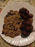 Risotto de hongos de pino y crema