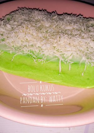 Foto resep Bolu kukus Pandan🍒 No Mixer Cukup 1 Telur