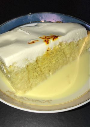 صورة لوصفة كيكه الزعفران