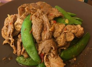 Foto resep Kacang kapri tumis daging sapi