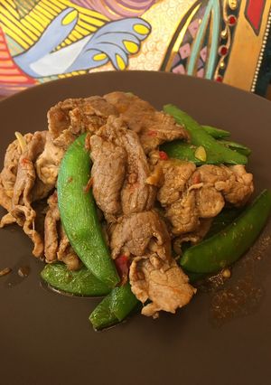 Foto resep Kacang kapri tumis daging sapi