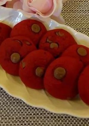 A picture of Red velvet cookies.