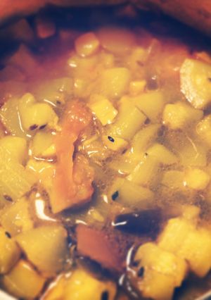 A picture of Bottle gourd vegetable.