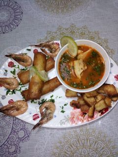 صورة لوصفة حساء السمك (bouillabaisse)