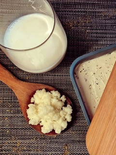 Una foto de Queso crema de kéfir