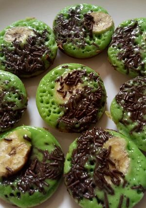 Foto resep Kue cubit pandan