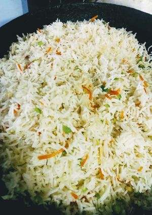 A picture of Egg fried rice.