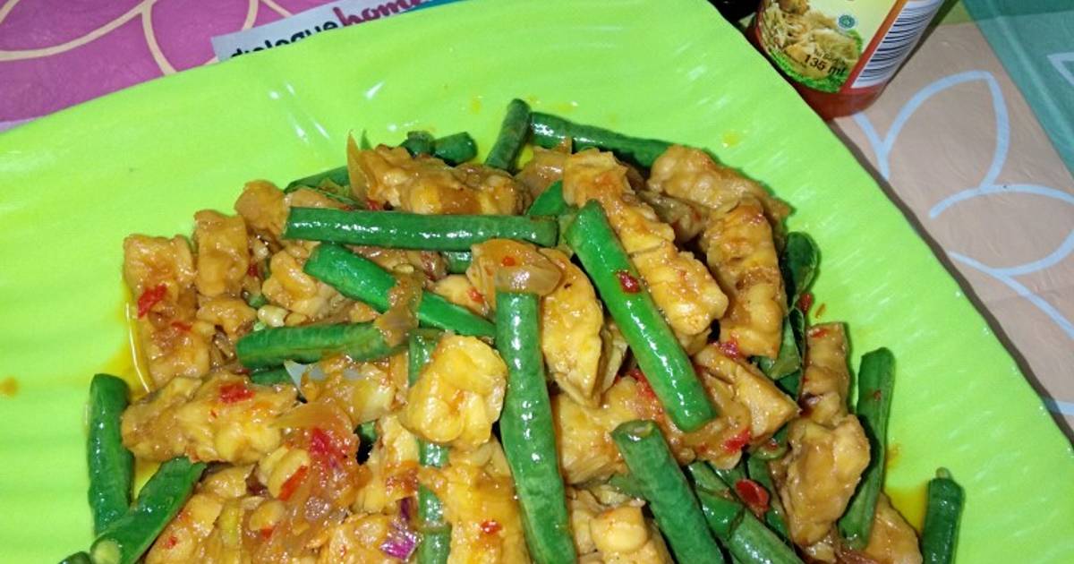 3.940 resep kacang panjang oseng tempe enak dan sederhana ala rumahan