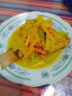 Foto resep Ikan nila acar bumbu kuning