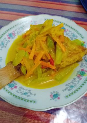 Foto resep Ikan nila acar bumbu kuning