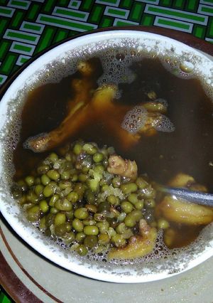 Foto resep Bubur kacang ijo gula merah tanpa santan