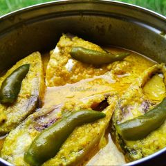 A picture of Steamed Hilsa.