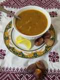 شوربة الحريرة المغربية بلحم الغنم
