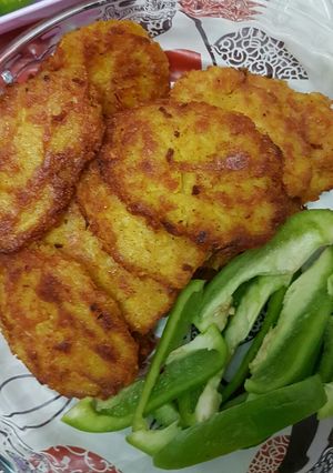 عکسی از دستور کوکوی مرغ و سیب زمینی متفاوت