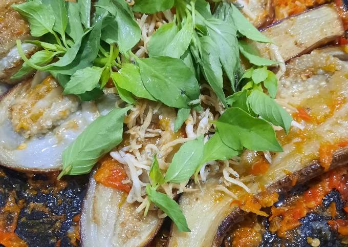 Cara Buat Sambal Terong Kemangi Teri Medan ala dapur rumah 😋 Sederhana Dan Enak