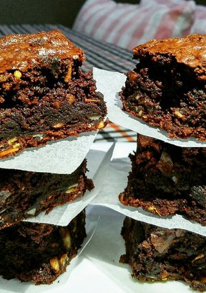 Foto resep My chewy fudgy brownies