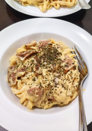 Foto resep Fettuccine Alfredo