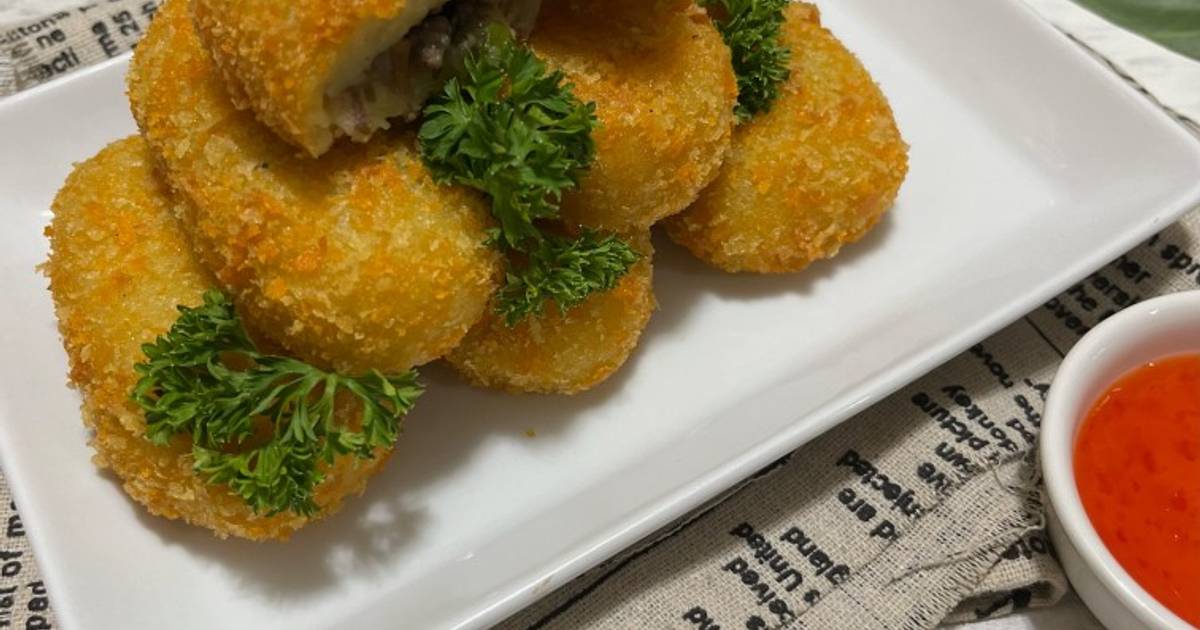 Resep Kroket Kentang Isi Daging Oleh Teh Yanithea Cookpad