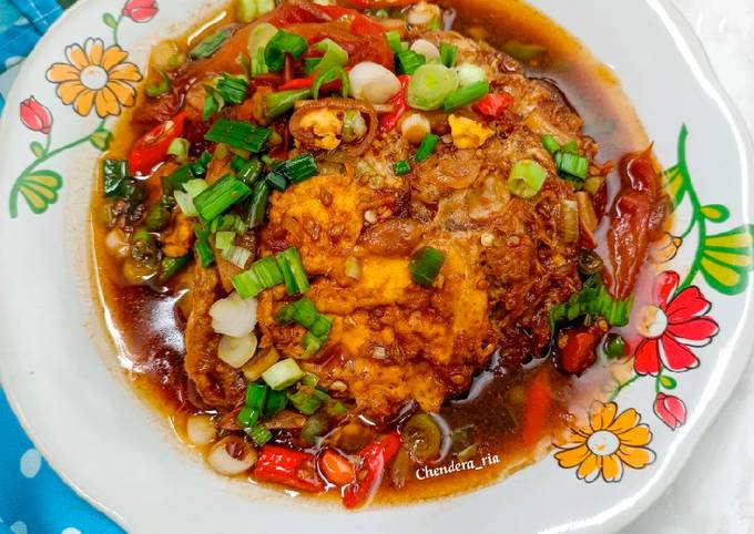 Resep Telur Ceplok Kuah Kecap Oleh Chendera Ria Lim Cookpad