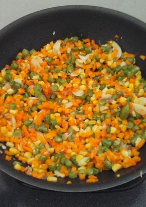 Foto resep Orak arik wortel buncis jagung manis