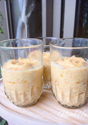 Hình của món Custard xoài.