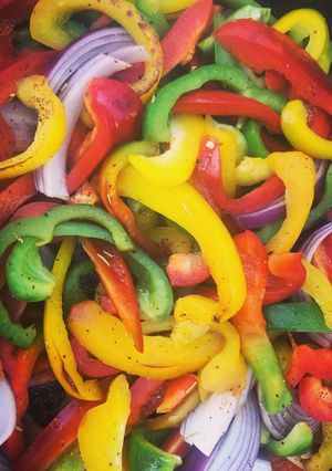 Foto principal de Trío de pimientos con cebolla morada🌶
