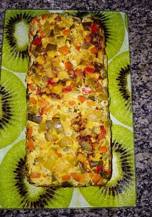 Una foto de Budín de zapallitos