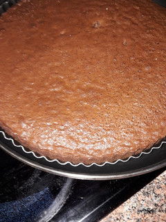 Una foto de Bizcocho de chocolate con yogur