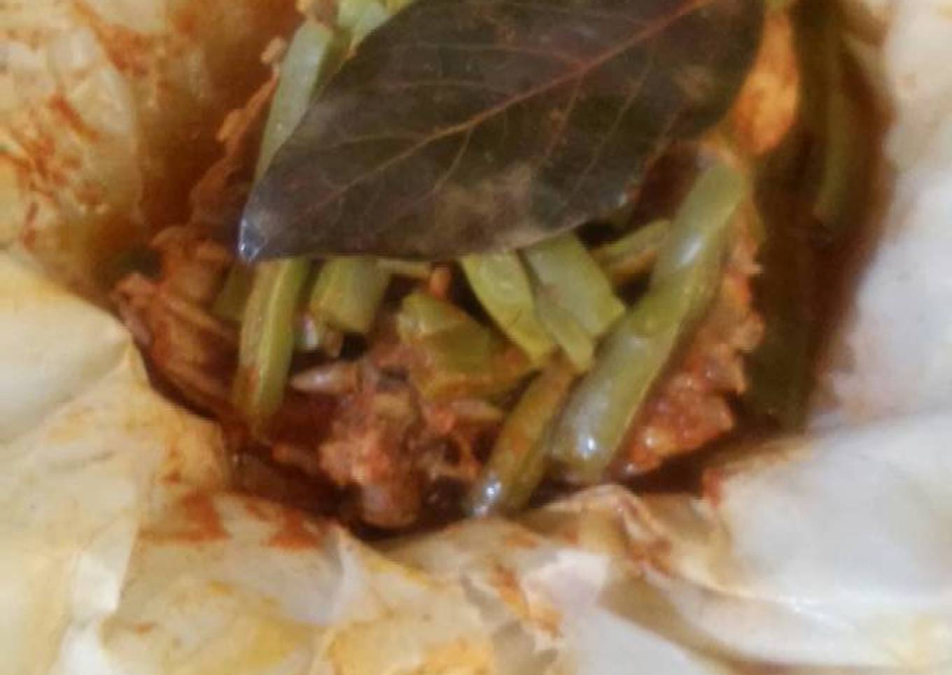 Mixiotes de pollo en olla de presión