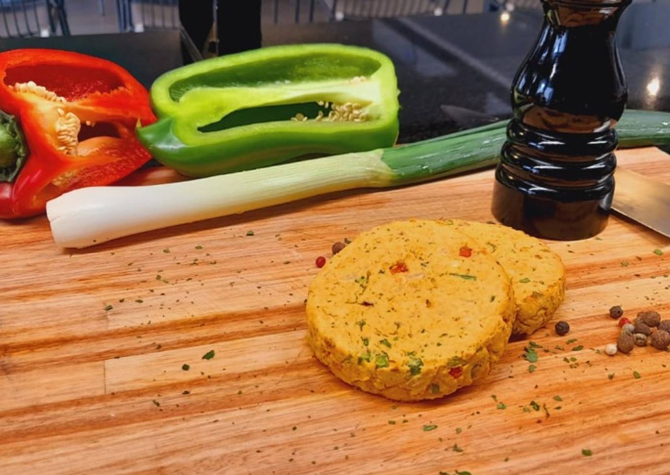 Medallones de lenteja turca en horno Peabody