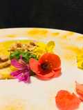 Polentina gialla noci e taleggio