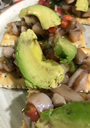 Una foto de Ceviche de setas