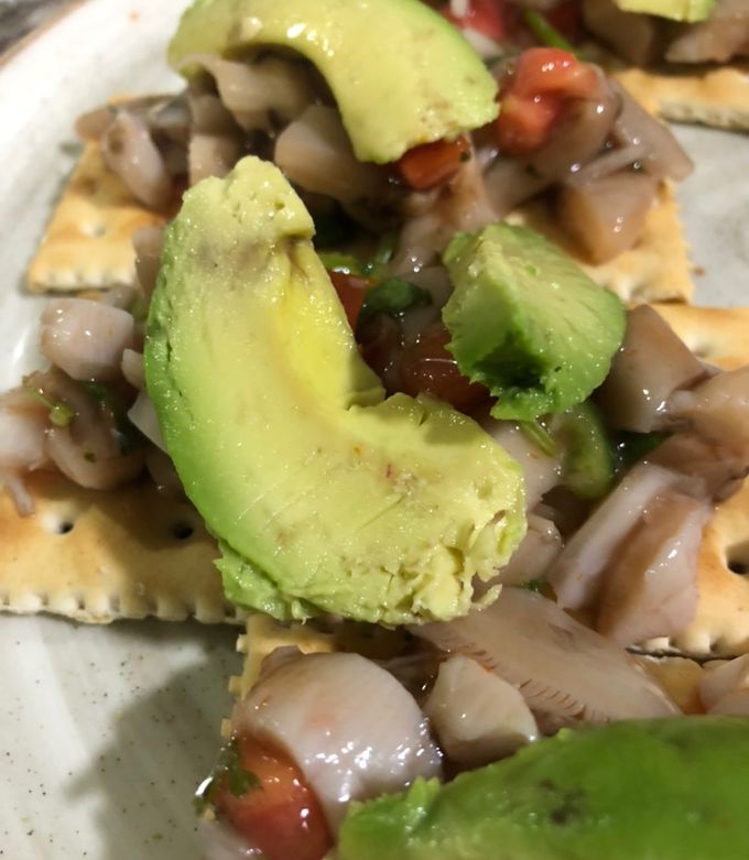 Una foto de Ceviche de setas