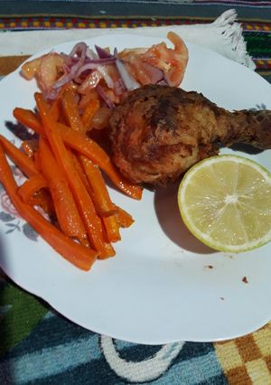 Una foto de Pollo a la canasta