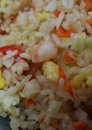 Foto resep Nasi Goreng Udang pedas